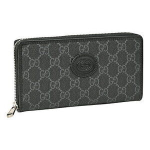 Gucci Zip Around Long Wallet Basket Interlocking GG